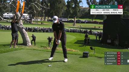 Aldrich Potgieter | Round 4 | 5th hole | Shot 1 | 2026 The Genesis