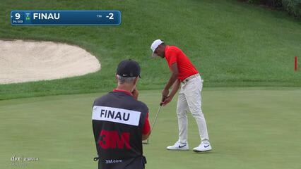 Tony Finau | Round 1 | 9th hole | Shot 4 | 2025 3M Open
