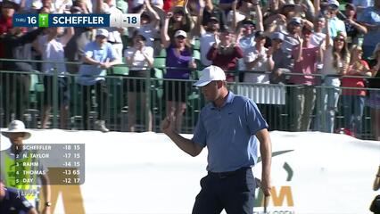 Scottie Scheffler | 2023 WM Phoenix Open | Round 4 | 16th hole | Shot 3