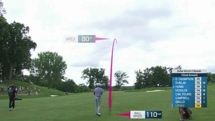 David Lipsky | Round 4 | 1st hole | Shot 2 | 2025 John Deere