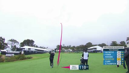 Scottie Scheffler | Round 1 | 17th hole | Shot 2 | 2025 Genesis