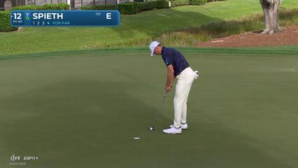 Jordan Spieth | Round 1 | 12th hole | Shot 4 | 2025 Cognizant Classic