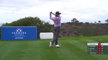 Harris English | Round 4 | 17th hole | Shot 1 | 2025 Farmers