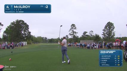Rory McIlroy | Round 2 | 4th hole | Shot 1 | 2025 Houston Open