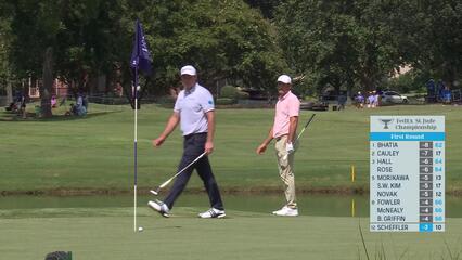 Scottie Scheffler | Round 1 | 11th hole | Shot 2 | 2025 FedEx St. Jude