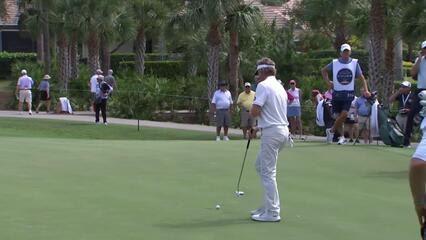 Bernhard Langer | Round 1 | 11th hole | Shot 4 | 2025 Chubb Classic