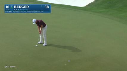 Daniel Berger | Round 4 | 16th hole | Shot 4 | 2025 WM Phoenix Open