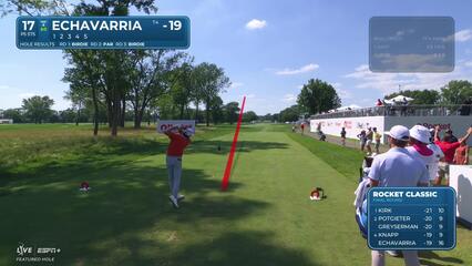 Nico Echavarria | Round 4 | 17th hole | Shot 1 | 2025 Rocket Classic