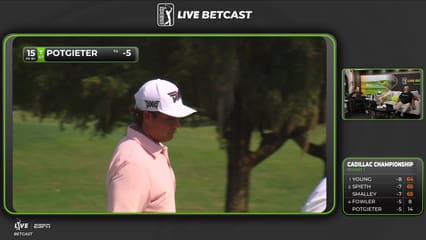 Aldrich Potgieter | Round 1 | 15th hole | Shot 4 | 2026 Cadillac