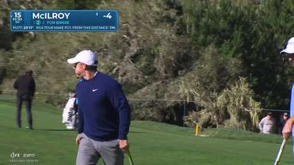 Rory McIlroy | Round 1 | 15th hole | Shot 3 | 2026 AT&T Pebble Beach