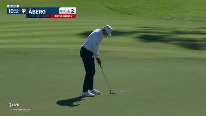 Ludvig Åberg | Round 1 | 10th hole | Shot 7 | 2024 The RSM Classic