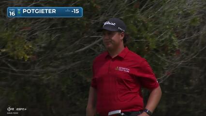 Aldrich Potgieter | Round 2 | 16th hole | Shot 4 | 2025 Mexico Open