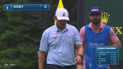 Rico Hoey | Round 3 | 3rd hole | Shot 4 | 2025 Wyndham