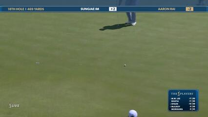 Aaron Rai | Round 3 | 18th hole | Shot 4 | 2025 THE PLAYERS