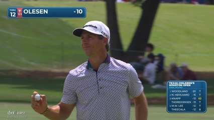 Thorbjørn Olesen | Round 4 | 12th hole | Shot 4 | 2026 Texas Children's