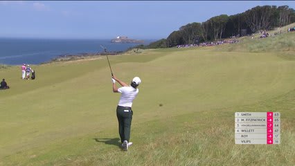 Min Woo Lee | Round 2 | 4th hole | Shot 2 | 2026 Genesis Scottish Open