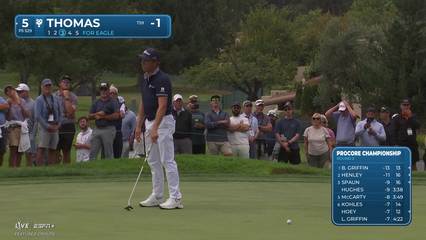 Justin Thomas | Round 2 | 5th hole | Shot 4 | 2025 Procore
