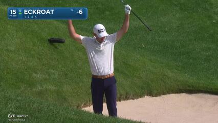 Austin Eckroat | Round 2 | 15th hole | Shot 3 | 2025 Travelers