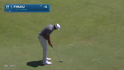 Tony Finau | Round 3 | 17th hole | Shot 4 | 2025 RBC Heritage