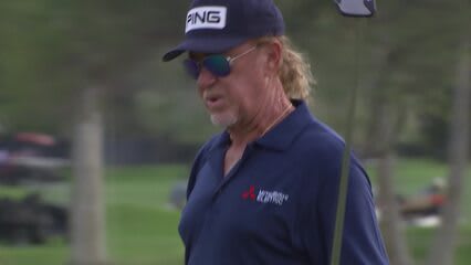 Miguel Angel Jiménez | Round 1 | 11th hole | Shot 3 | 2025 Charles Schwab