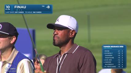 Tony Finau | Round 4 | 10th hole | Shot 2 | 2026 Farmers