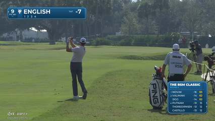 Harris English | Round 2 | 9th hole | Shot 2 | 2025 The RSM Classic