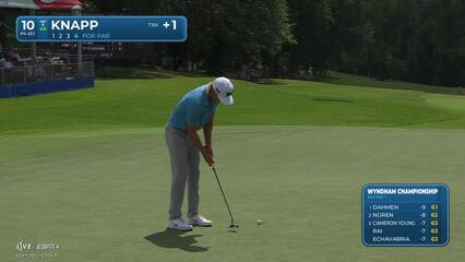Jake Knapp | Round 1 | 10th hole | Shot 4 | 2025 Wyndham