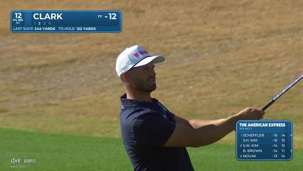 Wyndham Clark | Round 2 | 12th hole | Shot 2 | 2026 The American Express