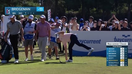 Jacob Bridgeman | Round 4 | 8th hole | Shot 1 | 2026 Baycurrent