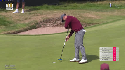 Adam Scott | Round 4 | 18th hole | Shot 4 | 2026 Genesis Scottish Open