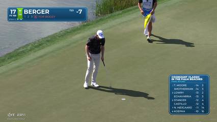 Daniel Berger | Round 4 | 17th hole | Shot 4 | 2026 Cognizant Classic
