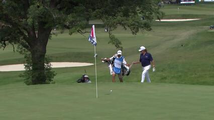 Miguel Angel Jiménez | Round 3 | 14th hole | Shot 2 | 2025 Principal