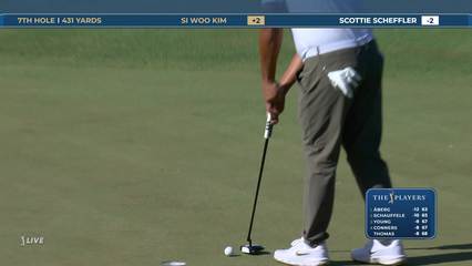 Si Woo Kim | Round 3 | 7th hole | Shot 4 | 2026 THE PLAYERS