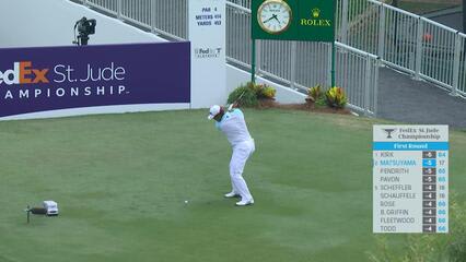 Hideki Matsuyama | 2024 FedEx St. Jude | Round 1 | 18th hole | Shot 1