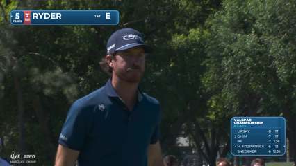 Sam Ryder | Round 2 | 5th hole | Shot 5 | 2026 Valspar
