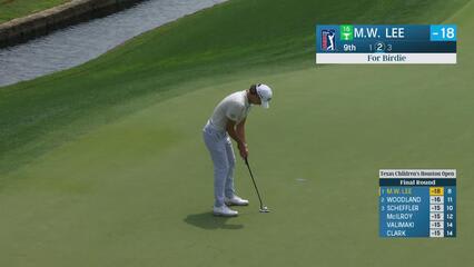 Min Woo Lee | Round 4 | 9th hole | Shot 2 | 2025 Houston Open
