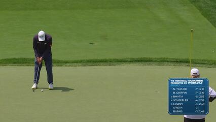 Matt Fitzpatrick | Round 3 | 18th hole | Shot 3 | 2025 the Memorial