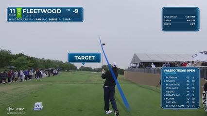 Tommy Fleetwood | Round 4 | 11th hole | Shot 1 | 2026 Valero
