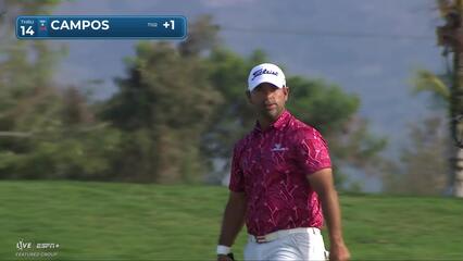 Rafael Campos | Round 1 | 14th hole | Shot 5 | 2025 Mexico Open