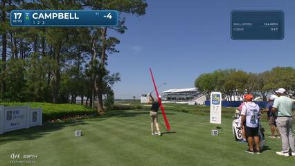 Brian Campbell | Round 1 | 17th hole | Shot 1 | 2025 RBC Heritage
