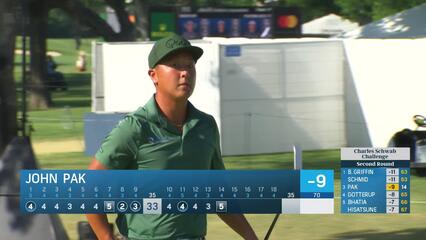 John Pak | Round 2 | 14th hole | Shot 5 | 2025 Charles Schwab