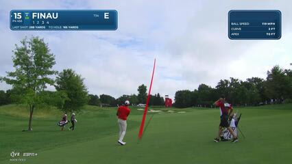 Tony Finau | Round 1 | 15th hole | Shot 2 | 2025 3M Open