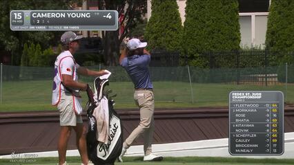 Cameron Young | Round 2 | 15th hole | Shot 2 | 2025 FedEx St. Jude