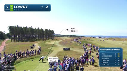 Shane Lowry | Round 1 | 7th hole | Shot 1 | 2026 Genesis Scottish Open