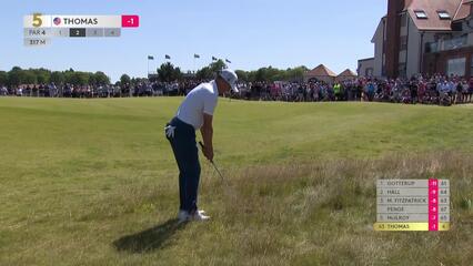 Justin Thomas | Round 2 | 5th hole | Shot 2 | 2025 Genesis Scottish Open