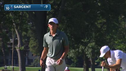 Gordon Sargent | Round 4 | 10th hole | Shot 4 | 2025 Rocket Classic