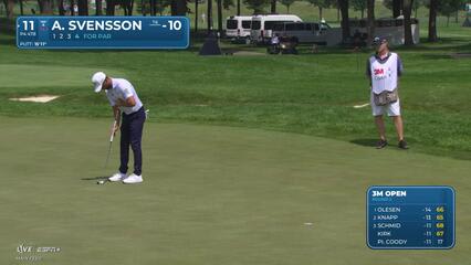 Adam Svensson | Round 2 | 11th hole | Shot 4 | 2025 3M Open