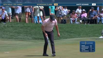 Wyndham Clark | Round 4 | 12th hole | Shot 3 | 2026 THE PLAYERS