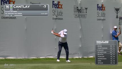 Patrick Cantlay | Round 3 | 16th hole | Shot 3 | 2025 FedEx St. Jude