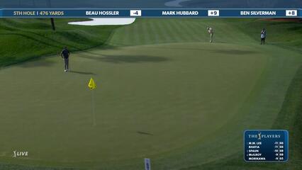 Beau Hossler | Round 2 | 5th hole | Shot 3 | 2025 THE PLAYERS